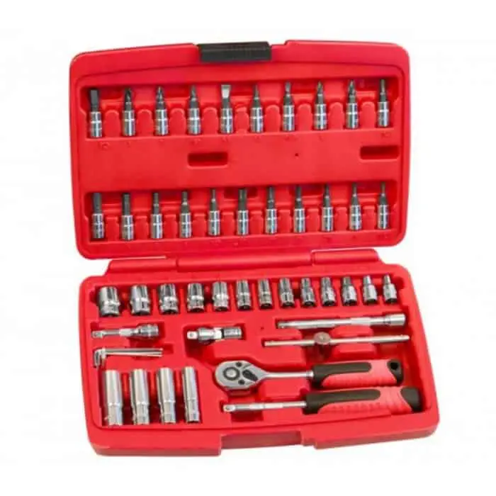 coffret à cliquet 1/4 48 pcs