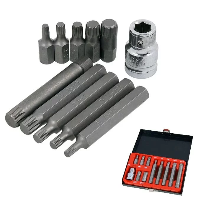 douilles xzn male 12 pans