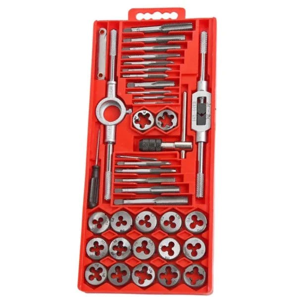 coffret tarauds et filières 40 pcs